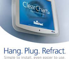 Reichert ClearChart 2 “Hang. Plug. Refract.” {Ad}