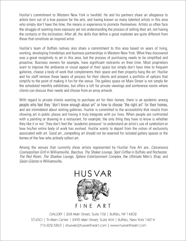 HusVar Fine Art “Onesheet”