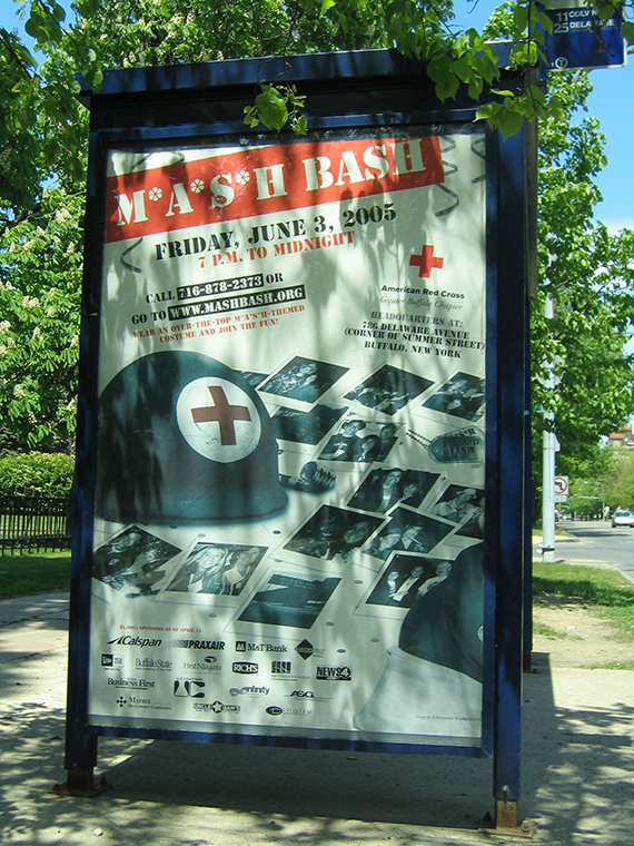 MASH BASH Bus Shelter {Poster}