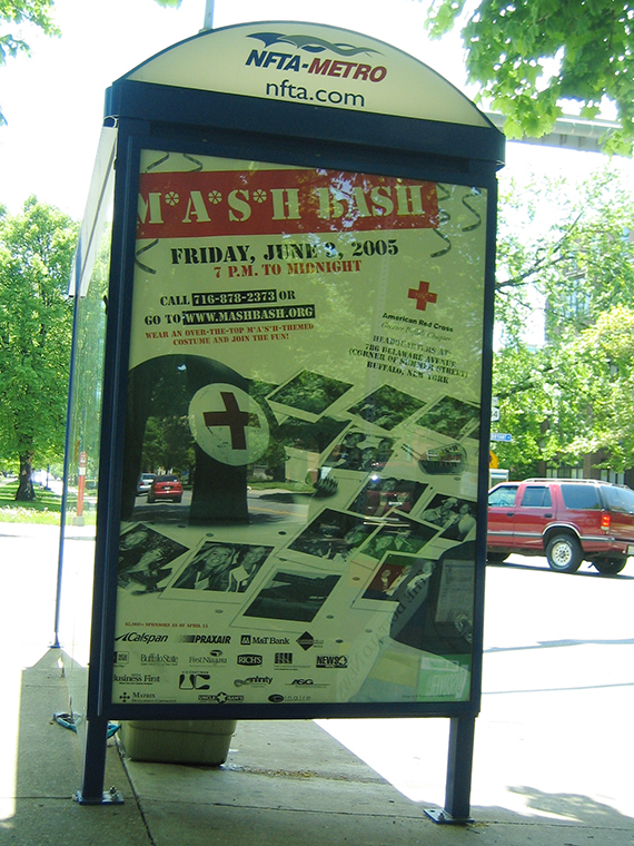 MASH BASH Bus Shelter {Poster}